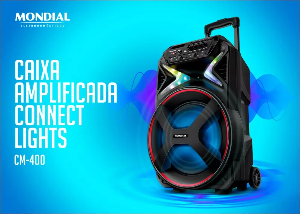 A Caixa Amplificada da Mondial custa R$557 na promoção