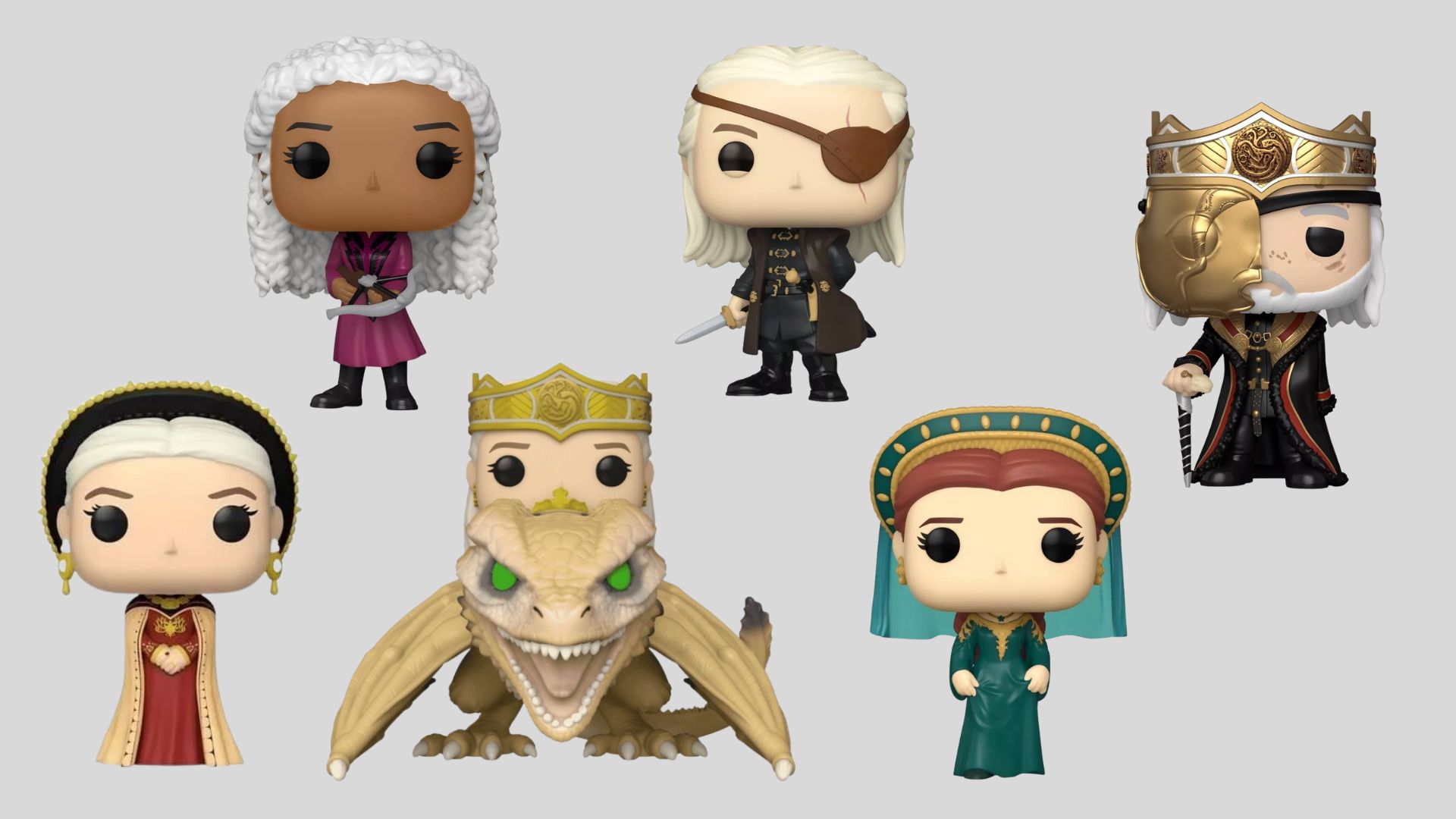 Vários personagens incríveis de House of Dragon estão no precinho em suas versões Funko Pop!