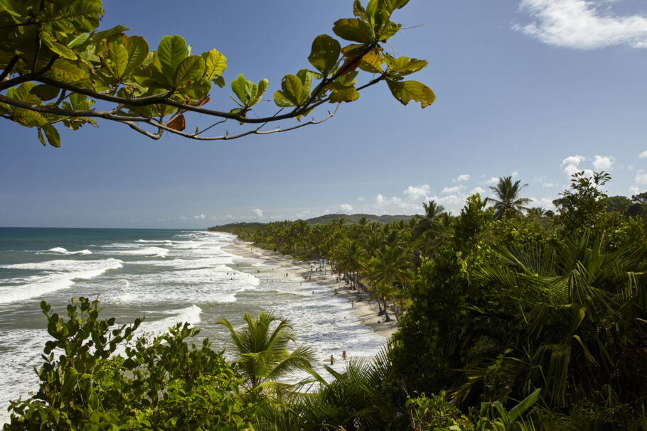 Praia do Itacarezinho em Itacaré, Sul da Bahia, Brasil