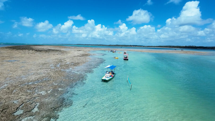 Piscinas Naturais Em São Miguel Dos Milagres Em Alagoas Brasil.