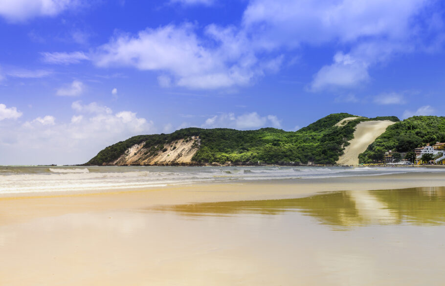 Praia das dunas de Ponta Negra na cidade de Natal, Brasil