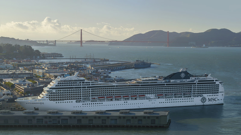 MSC Magnifica em San Francisco, nos EUA