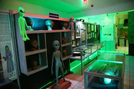 Localizada no Rio Grande do Sul, a cidade de Itaara possui o Museu Internacional de Ufologia Victor Mostajo, fundado em 2001.