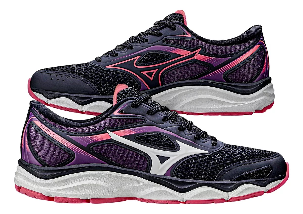 O Tênis Mizuno Wave Hawk Feminino custa R$288,12