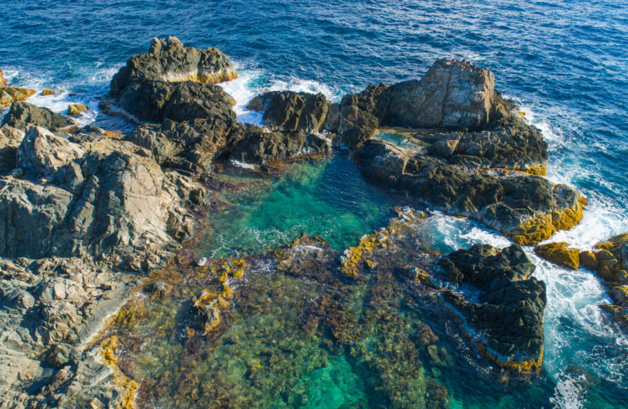 Piscinas naturais do Parque Arikok em Aruba