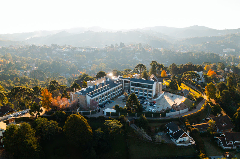 Vista do Wanderlust Experience Hotel, em Campos do Jordão (SP)