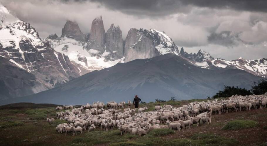 Vista dos maciços do Parque Nacional Torres del Paine