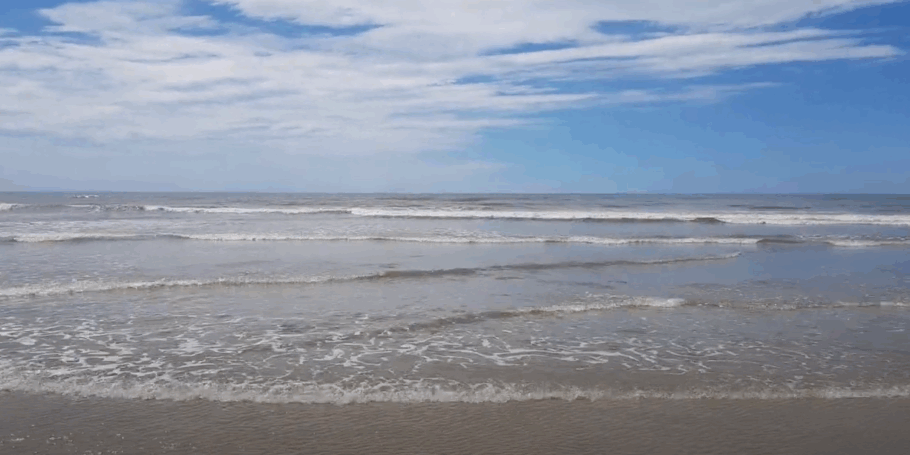 Praia de Itaóca, em Mongaguá