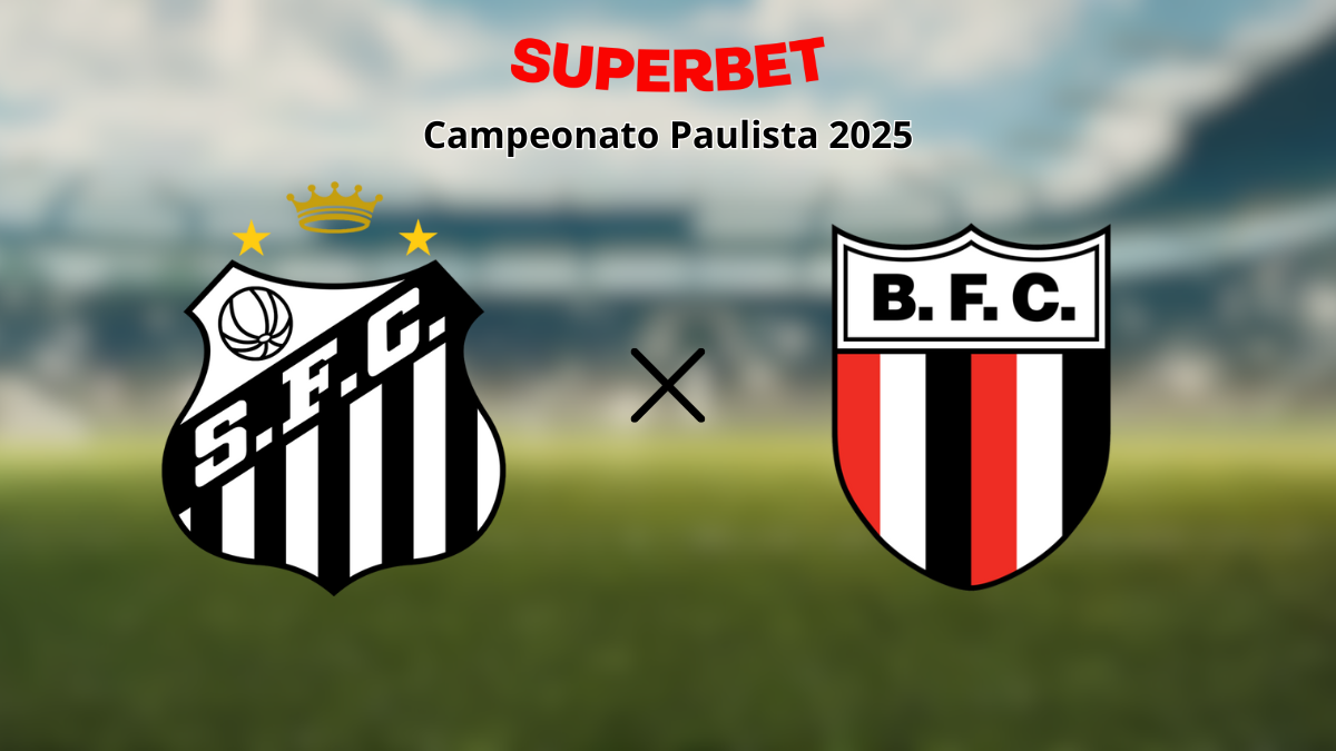 Santos x Botafogo-SP Odd 4.30 para Neymar marcar primeiro pela Superbet