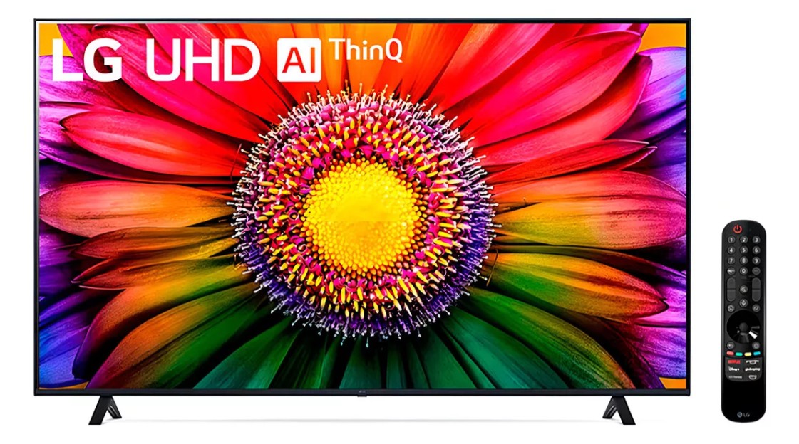 A Smart TV 65” 4K da LG sai por R$3.383,06 no Pix