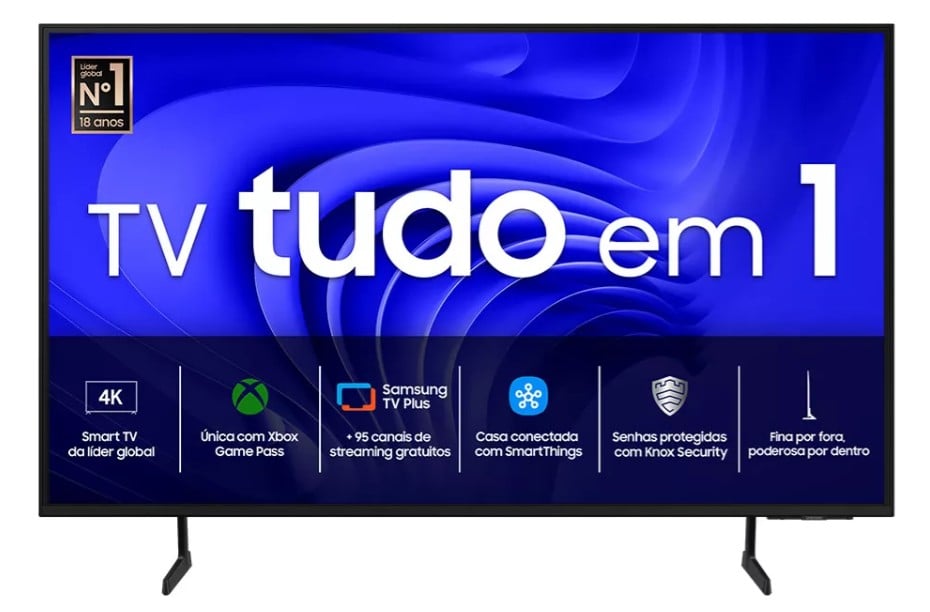 A Smart TV de 50″ 4K Crystal sai por R$2.339,10 no Pix