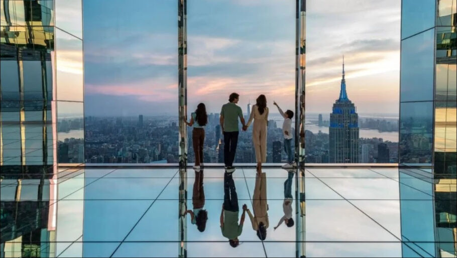 Todos os observatórios, como o SUMMIT One Vanderbilt, oferecem entrada gratuita para crianças de até 5 anos