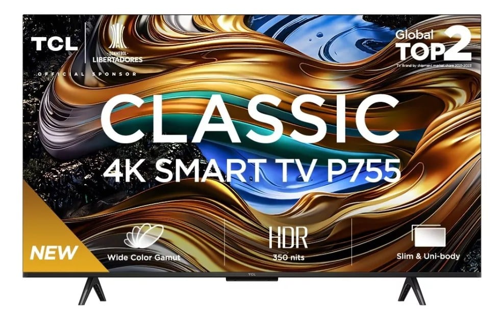 A TCL Classic 4K Smart Tv 65” sai por R$3.228,27