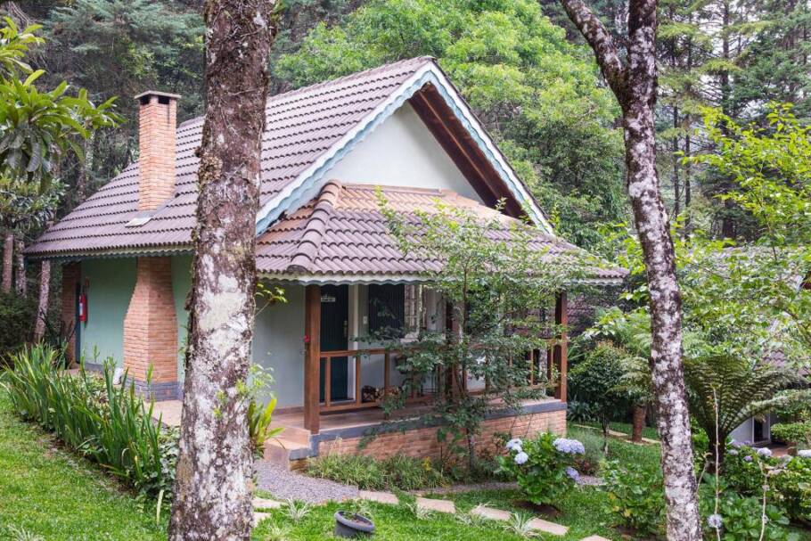 Chalé da Pousada Suíça Mineira Garden, em Monte Verde
