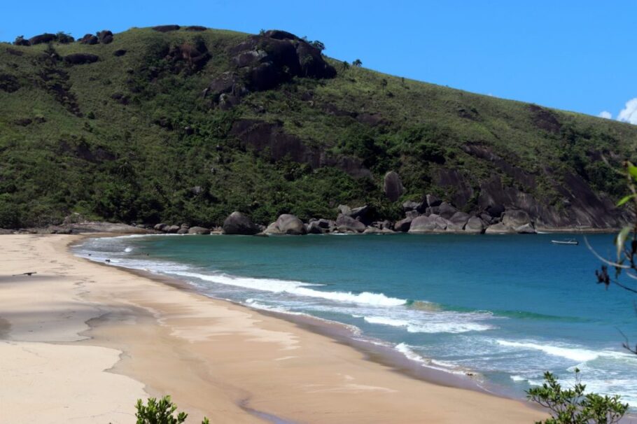 Praia do Bonete, em Ilhabela