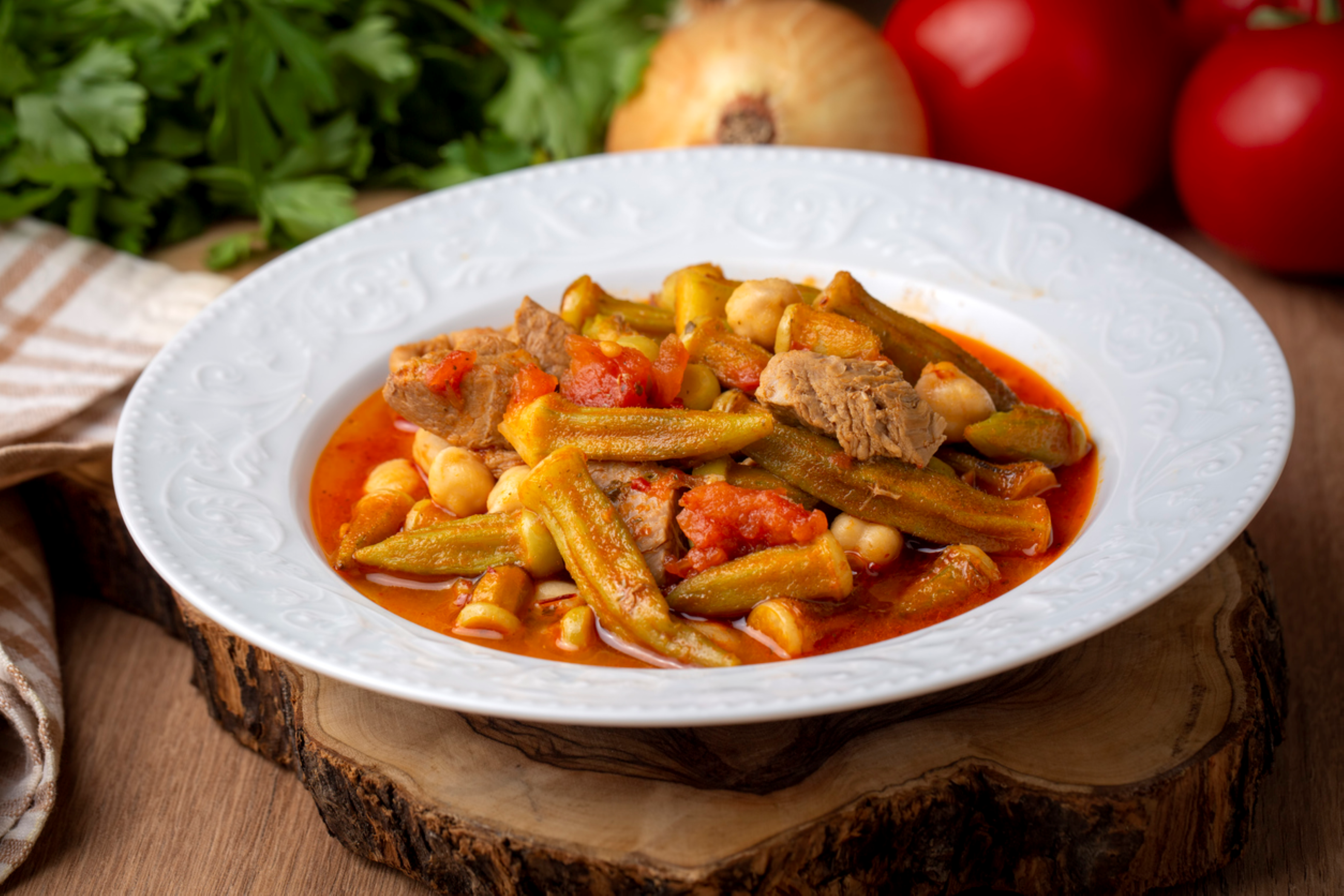 Quiabada baiana, um prato nordestino suculento e delicioso.