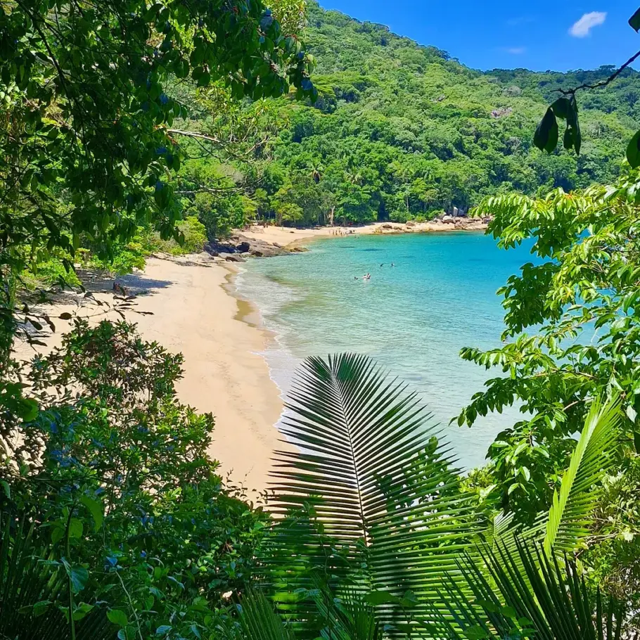 Vista da trilha das 7 Praias