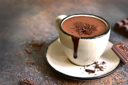 Chocolate quente cremoso