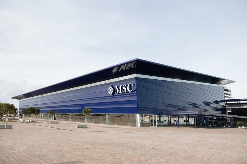 O novo terminal da MSC Cruzeiros em Barcelona