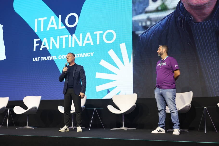 Italo Fantinado, da IAF Turismo, e Gabriel Cordeiro, diretor geral da BWT