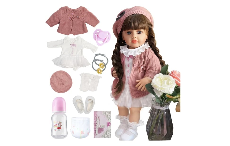 Essa bebê reborn custa R$239,99 no Mercado Livre