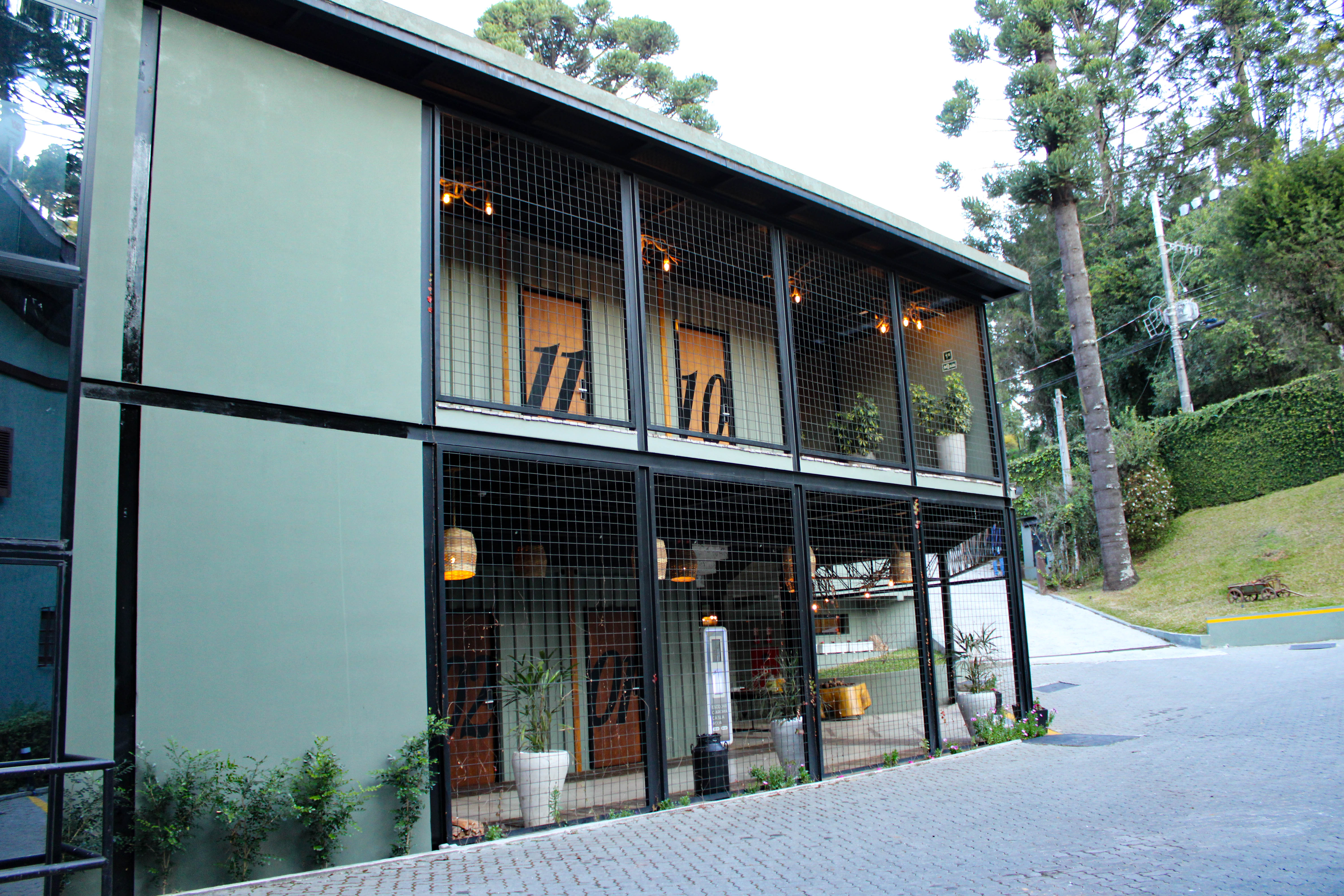 Acesso aos quartos do I am Boutique Hotel Campos do Jordão