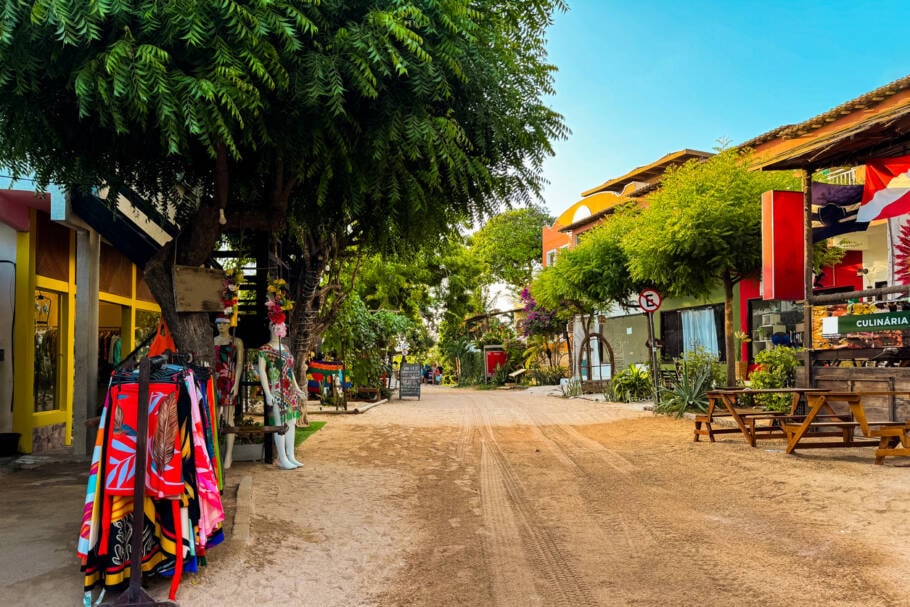 Centrinho da Vila Jericoacoara, no Ceará
