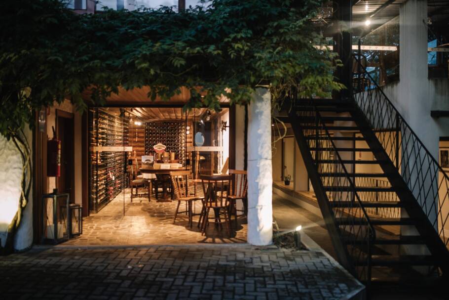 A belíssima adega do Hotel Boutique Quebra-Noz