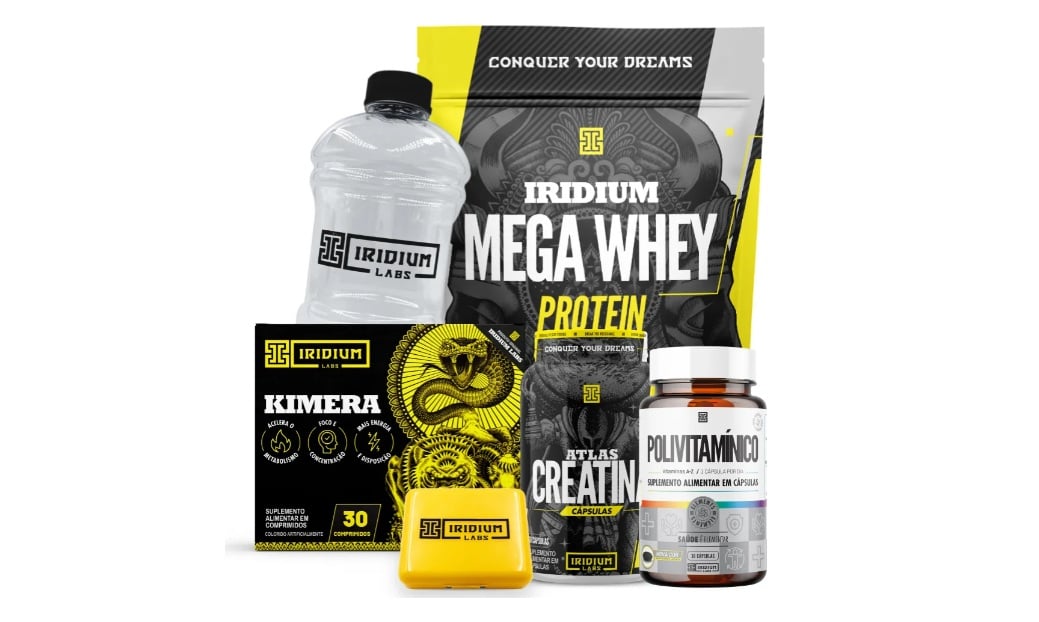 A Iridium Labs tem outro super kit por R$124,99 no Mercado Livre