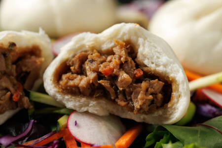 Bao assado na airfryer