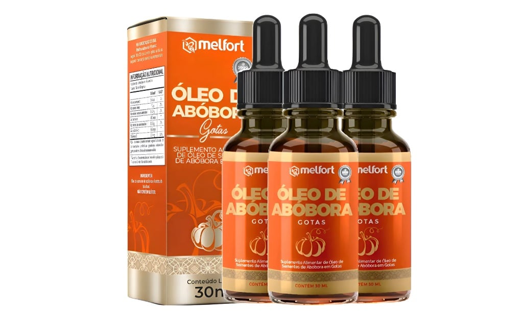 O kit com três óleos de semente de abóbora custa R$83.99 + cupom de 12% no Mercado Livre