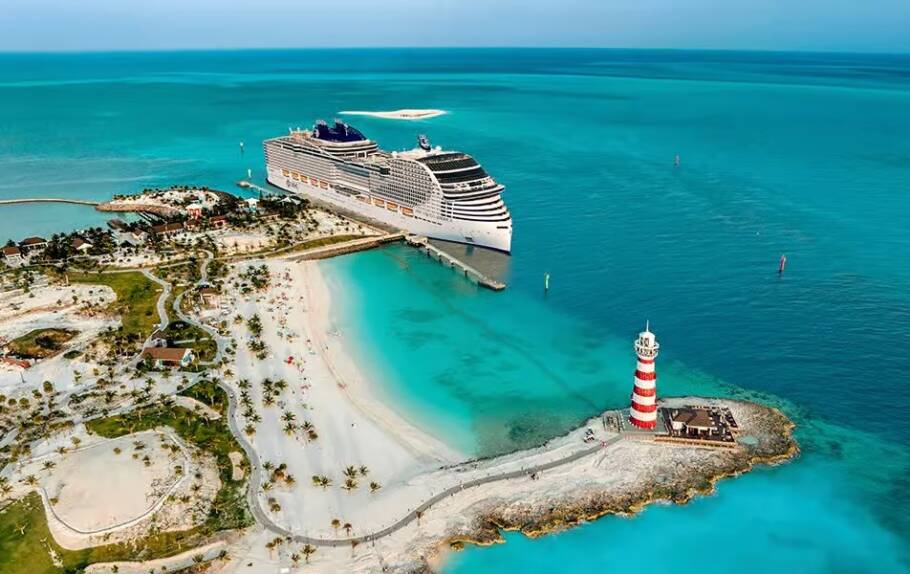 A Ocean Cay MSC Marine Reserve, ilha privativa da MSC Cruzeiros nas Bahamas