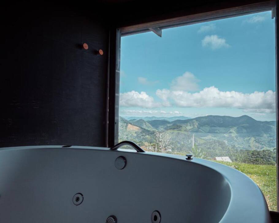 Cabanas possuem o formato A-Frame, Domo e Tiny House, e foram inspiradas na cultura nórdica