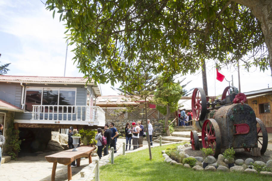 A casa onde viveu o poeta chileno Pablo Neruda