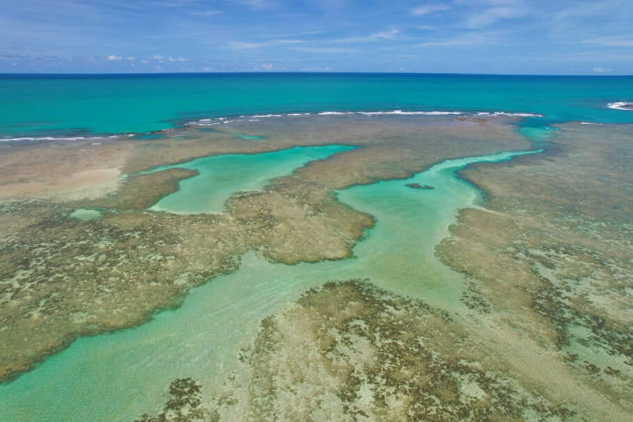 Piscinas naturais em Porto de Pedras