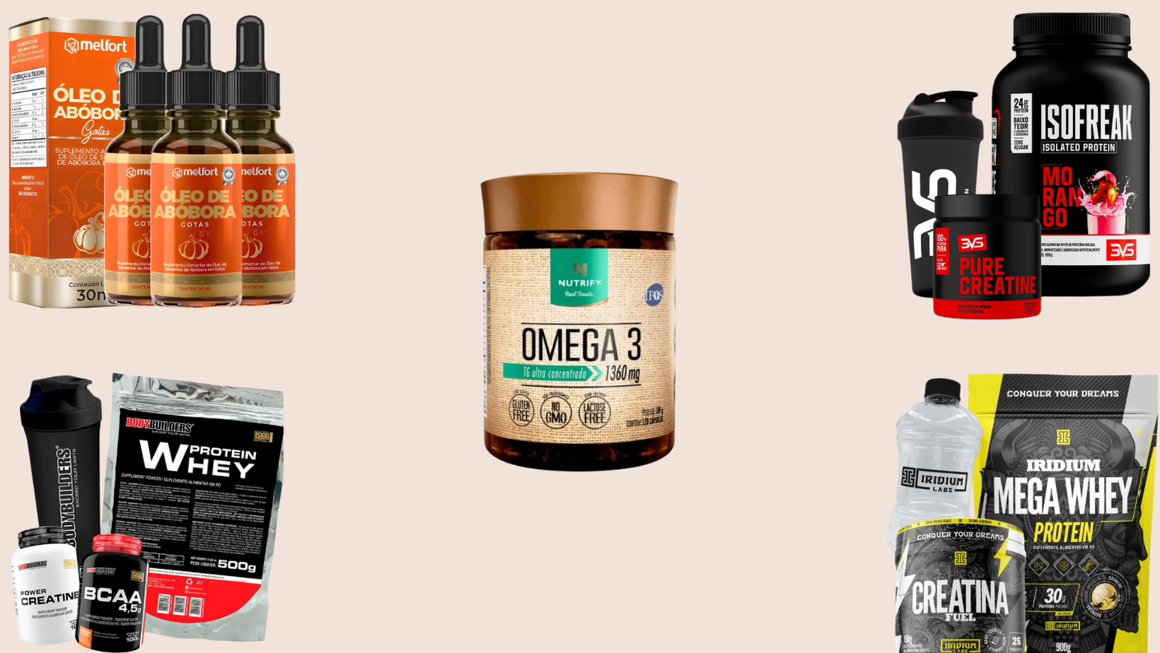 Aproveite os descontos e o cupom em vários suplementos no Mercado Livre