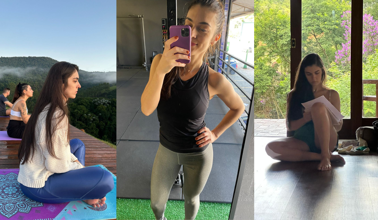 A arquiteta sempre teve um estilo de vida saudável.