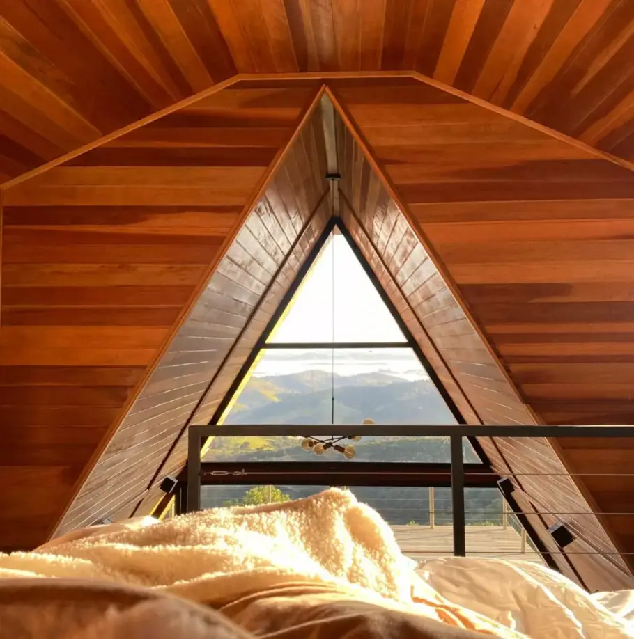 A Cabana Biguá é um refúgio na Serra Bocaina,