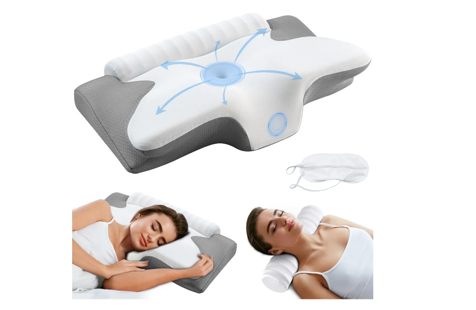 Esse travesseiro 2 em 1 custa R$209,65 na promoção