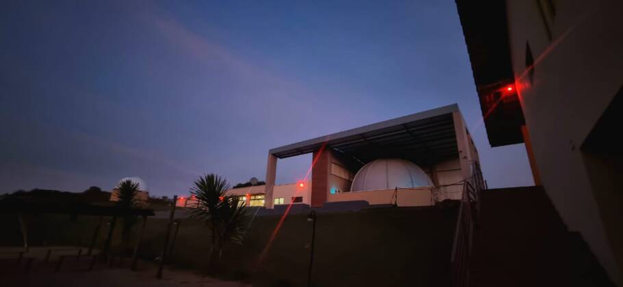 Vista do Polo Astronômico de Amparo, no interior de São Paulo