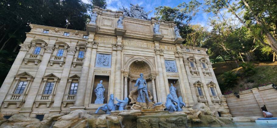 Serra Negra tem a sua própria versão da Fontana di Trevi, inspirada no famoso monumento romano