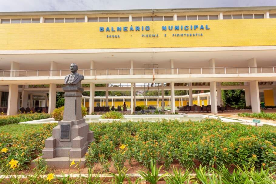 Balneário Municipal Edson Brasil Rizzo é uma das atrações de Águas de Lindóia