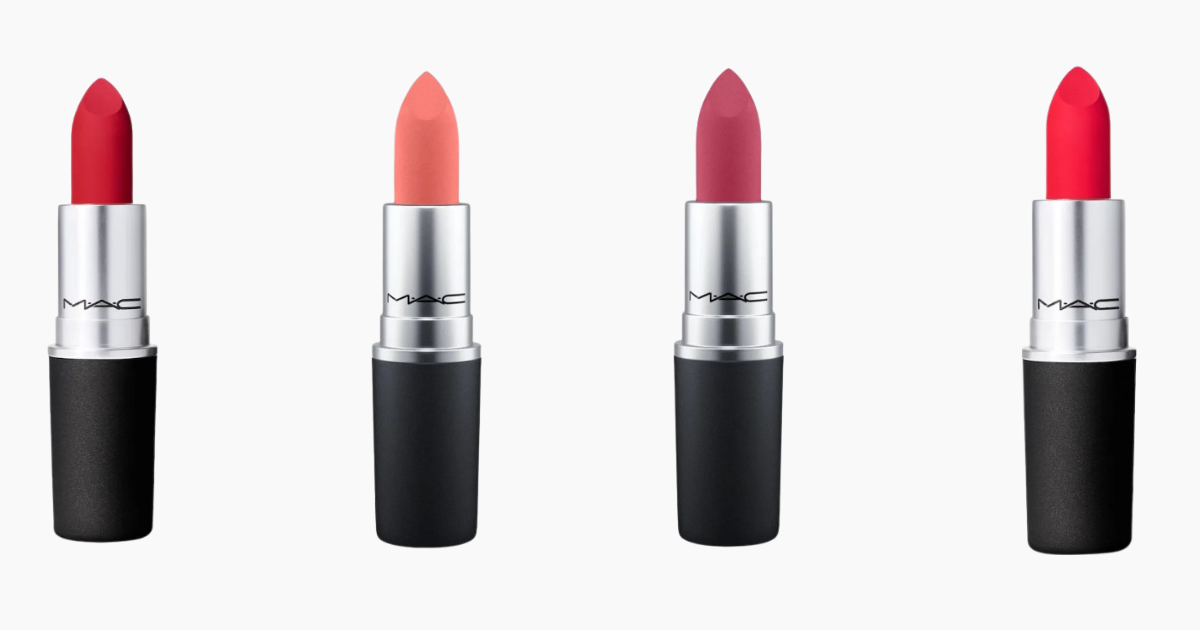 Vários batons da linha Powder Kiss em bastão estão com desconto!