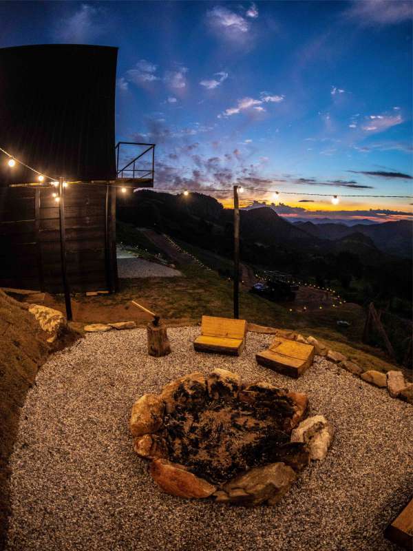 A Cabana Vin possui todo o conforto para uma hospedagem inesquecível