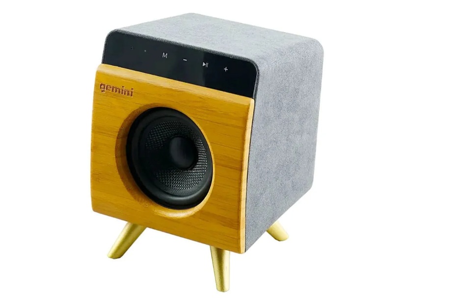 A caixa acústica Ativa Portátil Bluetooth 12w Gemini Brs 130 custa R$312,06 no Mercado Livre