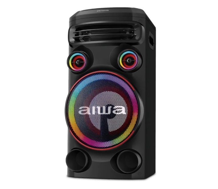 A caixa de som Amplificada Aiwa T1w-02 ecusta R$1.576,06 no Mercado Livre