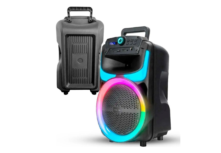 A caixa de som SP402E sai por R$334,65 no Mercado Livre