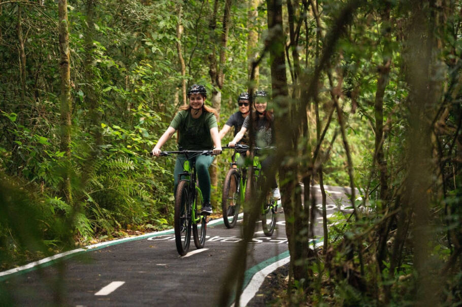 Ciclistas têm a oportunidade de se conectar com a biodiversidade local