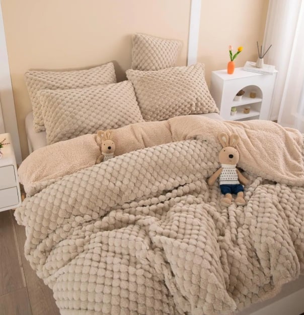 O coberdrom Queen Pele De Coelho Dupla Face custa R$206,90