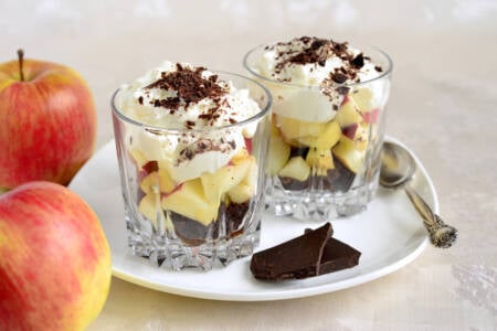 Maçã trifle